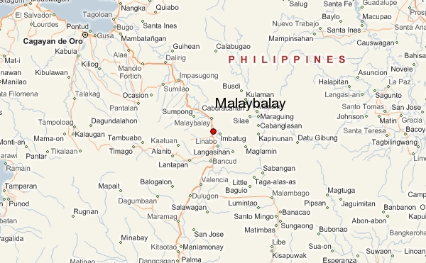 malaybalay map