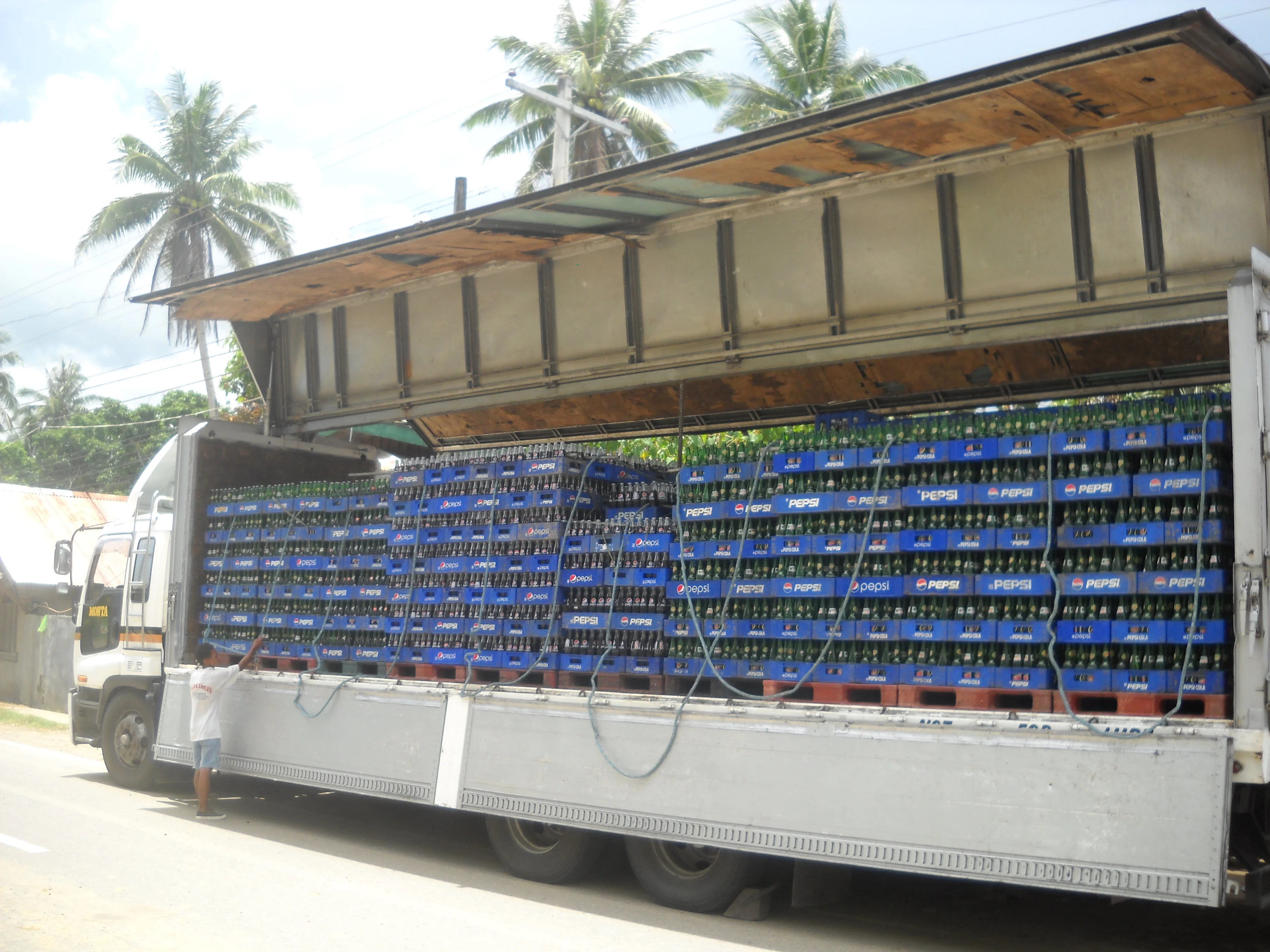 Side View of Visiting Pepsi Truck