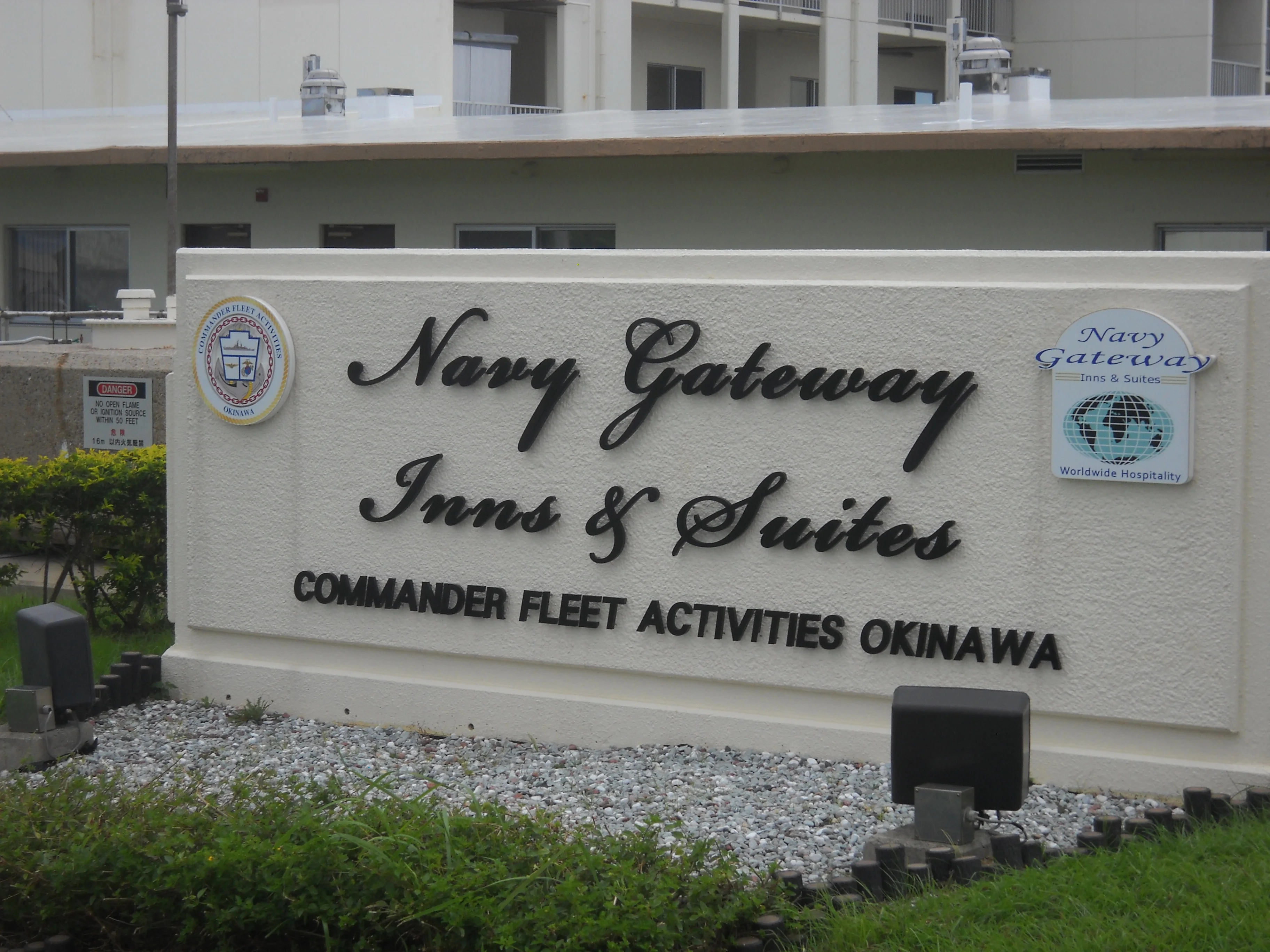 Entrance of the Navy Gateway Inns and Suites