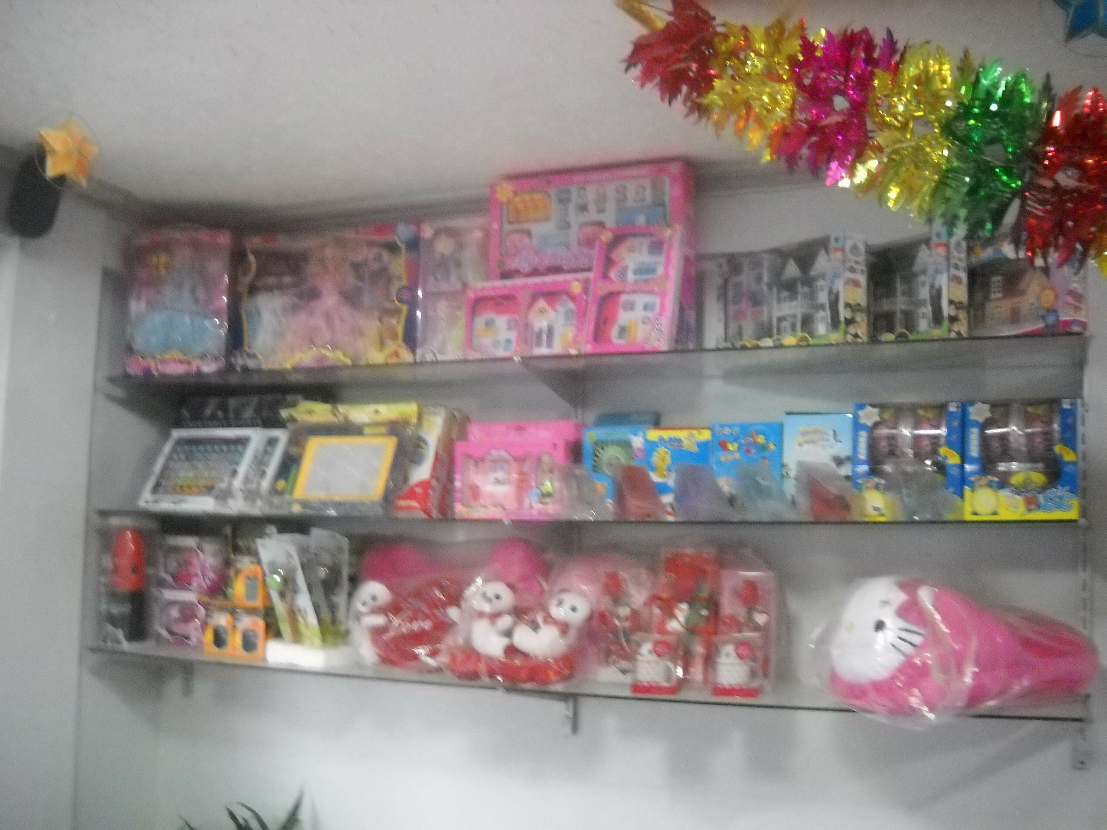 Gifts at cafe next door