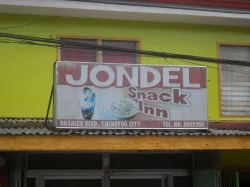 Jondel Snack Inn sign