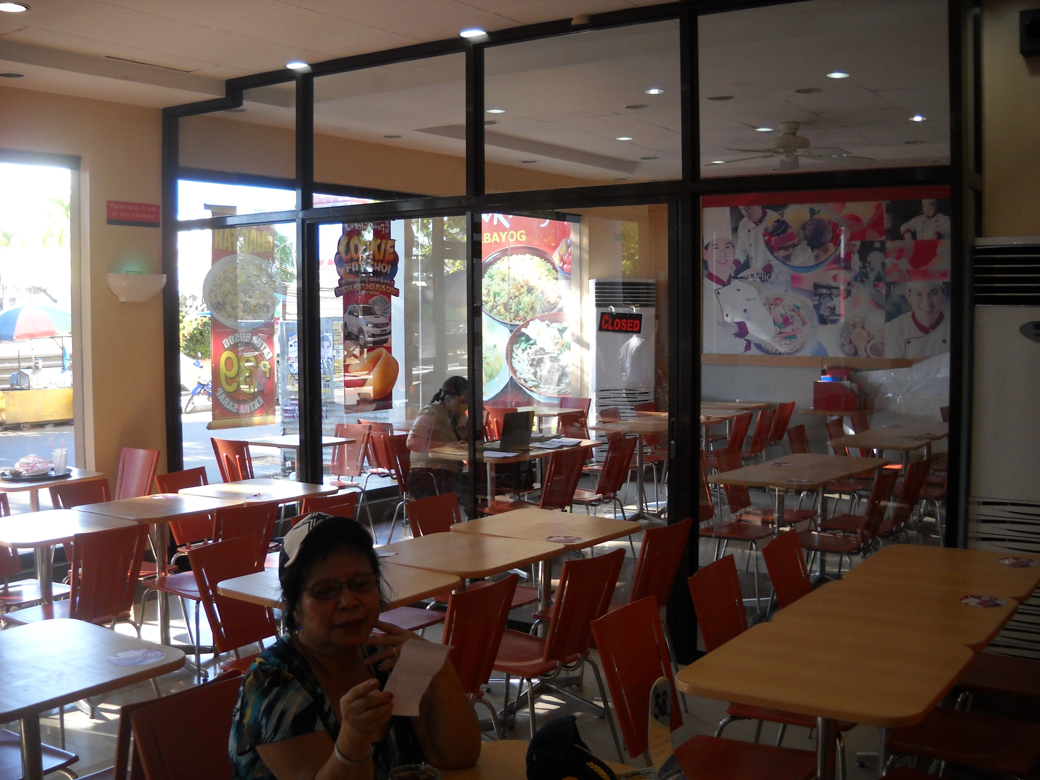 Inside remodeled Chow King