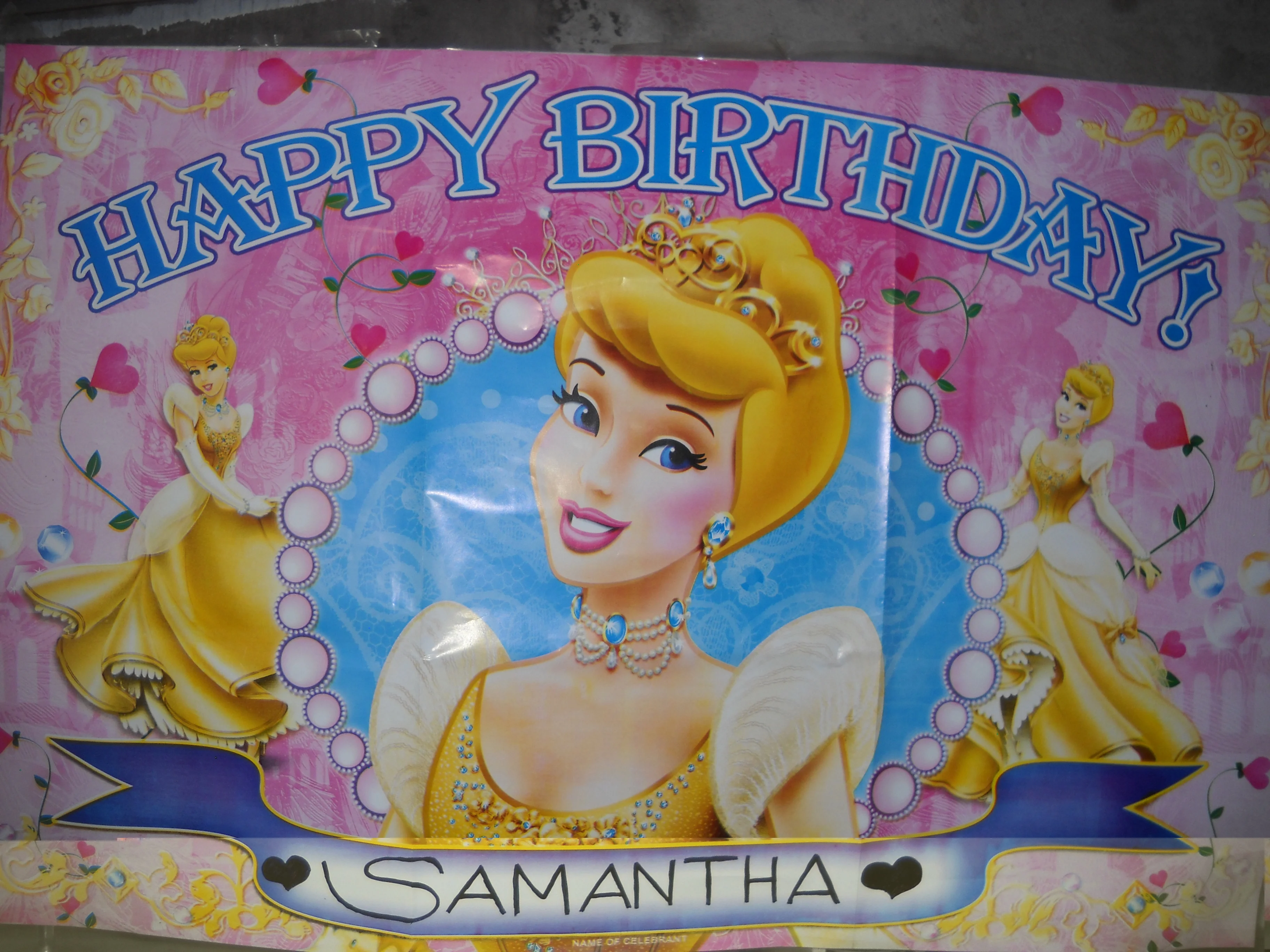 Samantha's Birthday banner