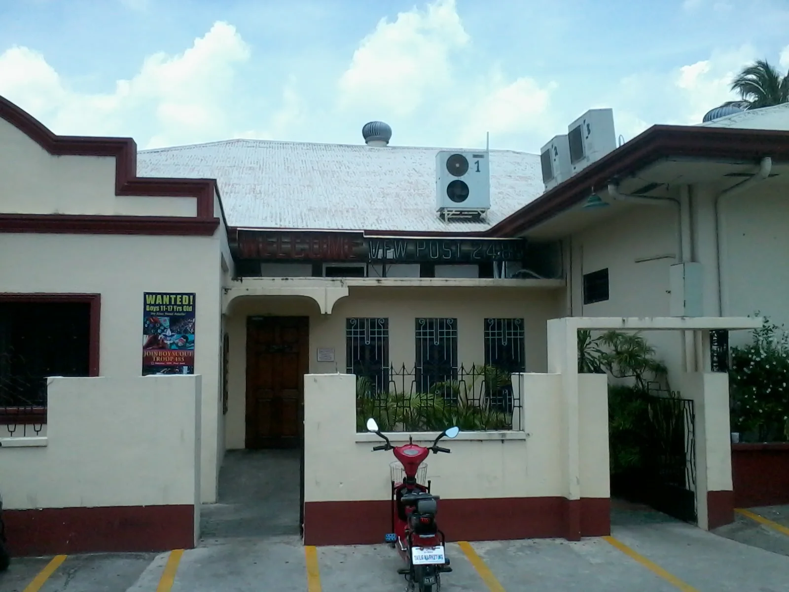 Entrance for VFW post in Angeles