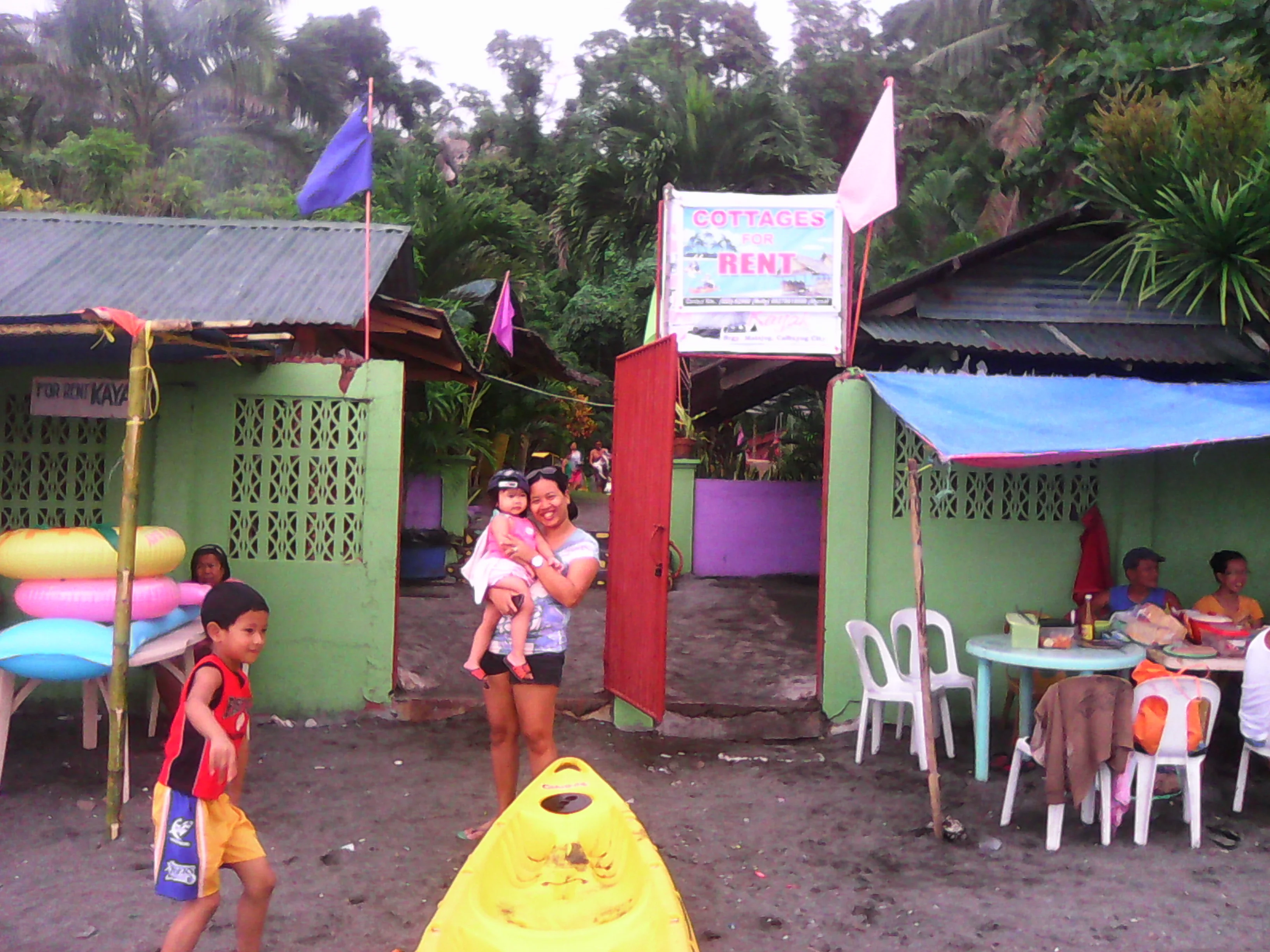 Entrance to new area of Malajog