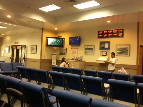 Andersen AFB flight schedule and clocks