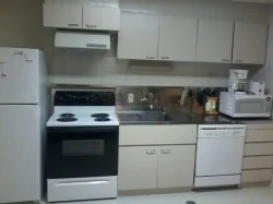 Kitchen area Kelly Inn San Antonio