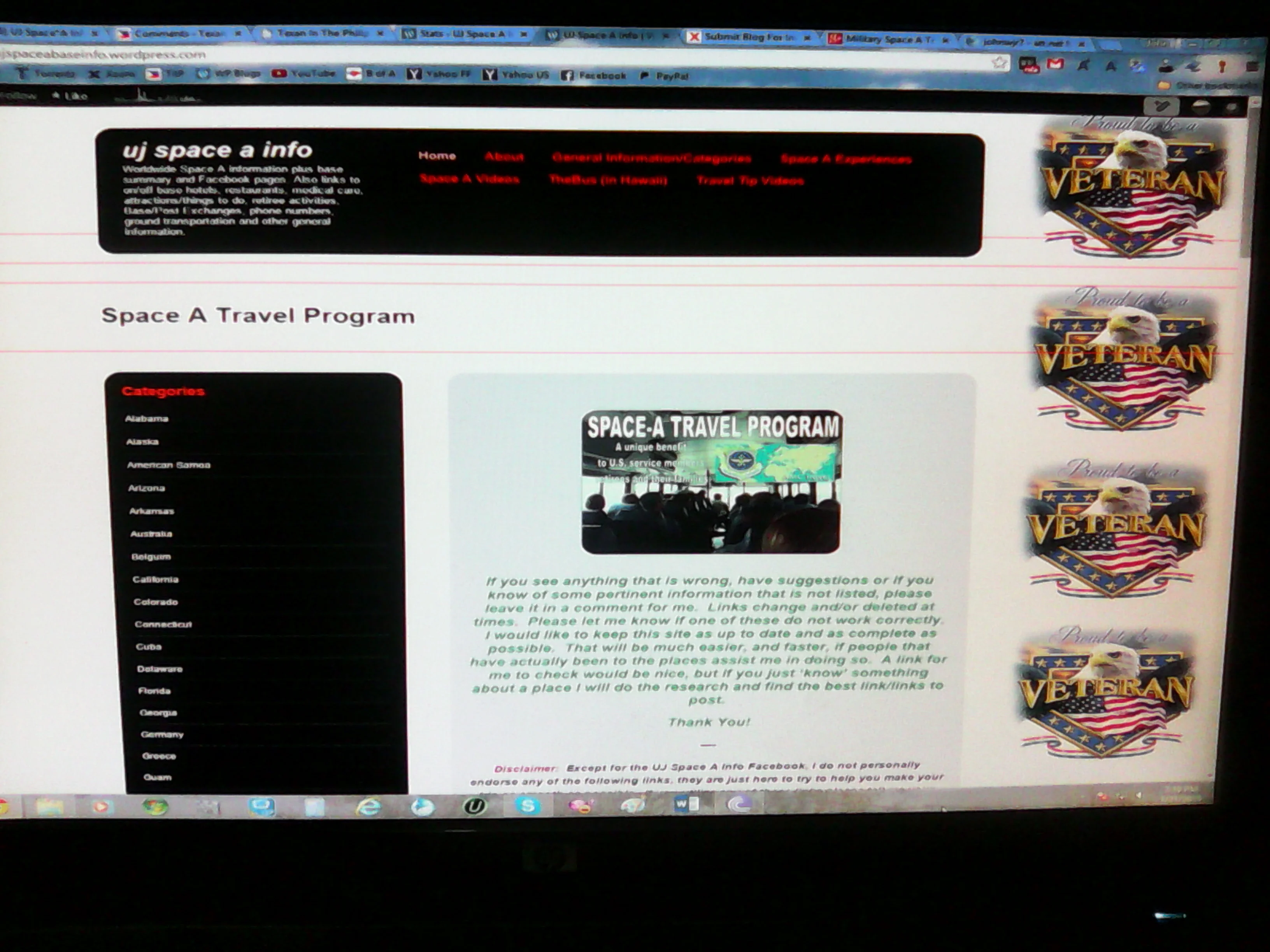 UJ Space A Info