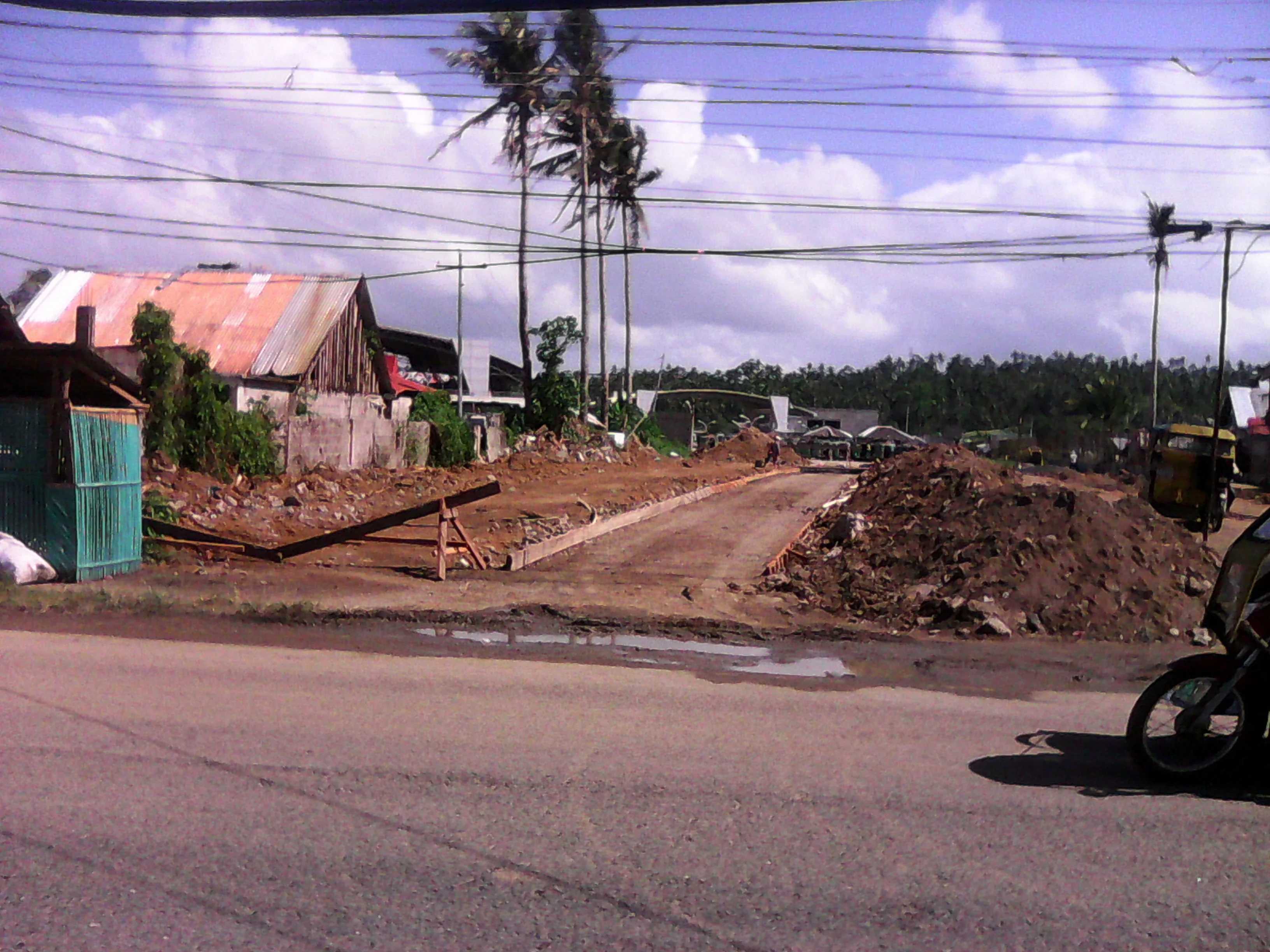 Left side new road to market